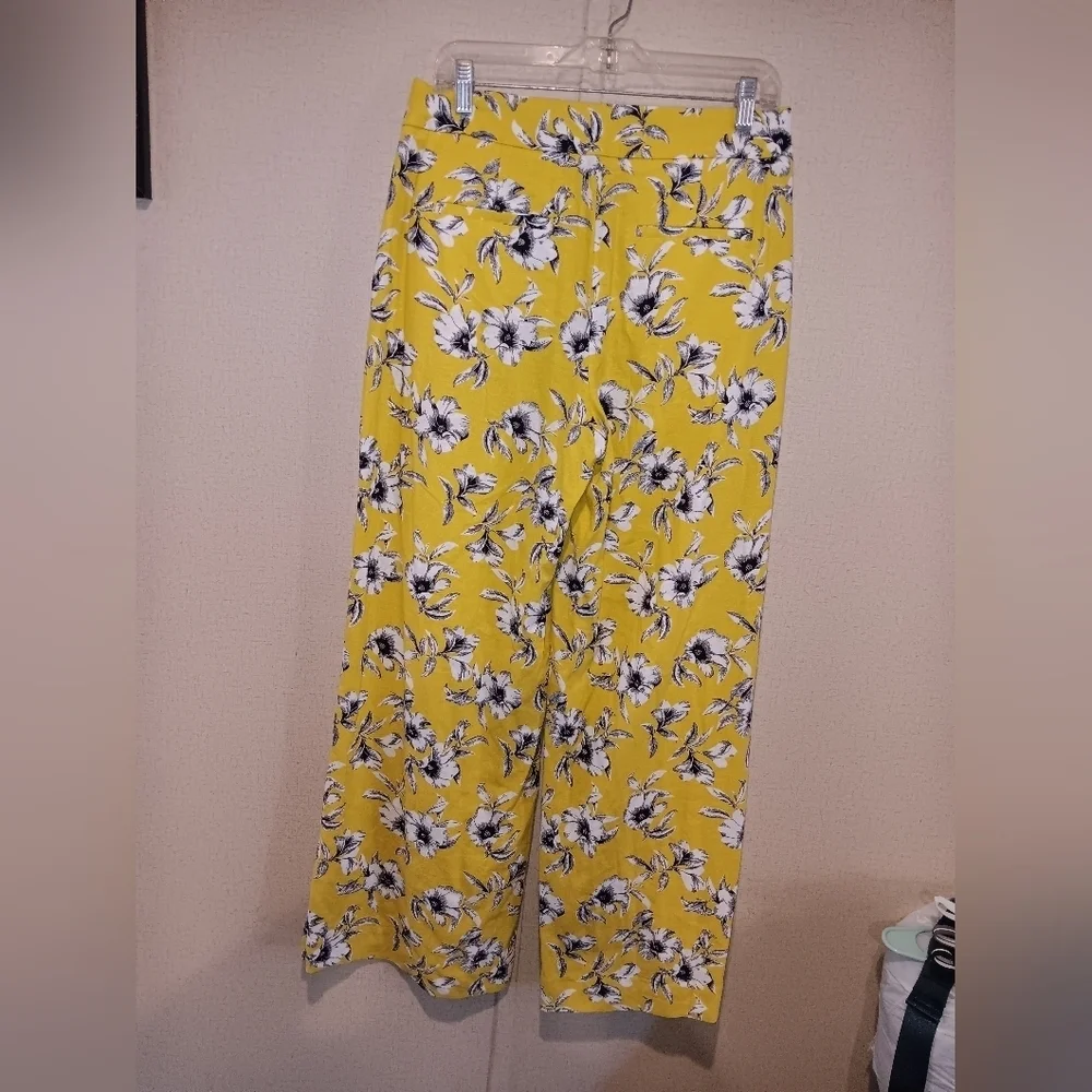 Banana Republic High-Rise Wide-Leg Linen-Blend Pant Sz 8 New